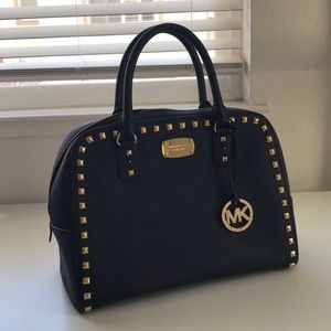 Over sized Michael Kors Sandrine leather bag